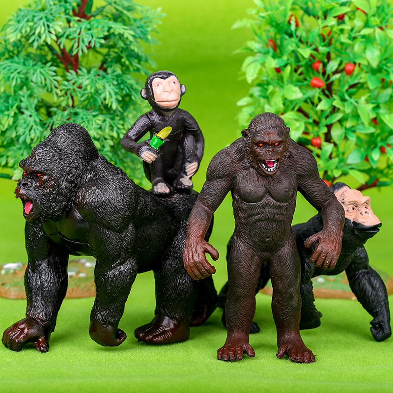 Kids Education Learn Tv - Simulation de singe, carillons, gorille, figurines