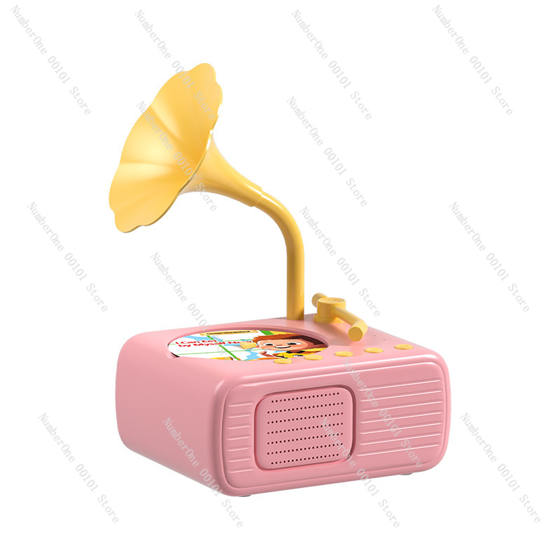 Kids Educational Reader - Jouet éducatif phonographe multilingue pour enfants,