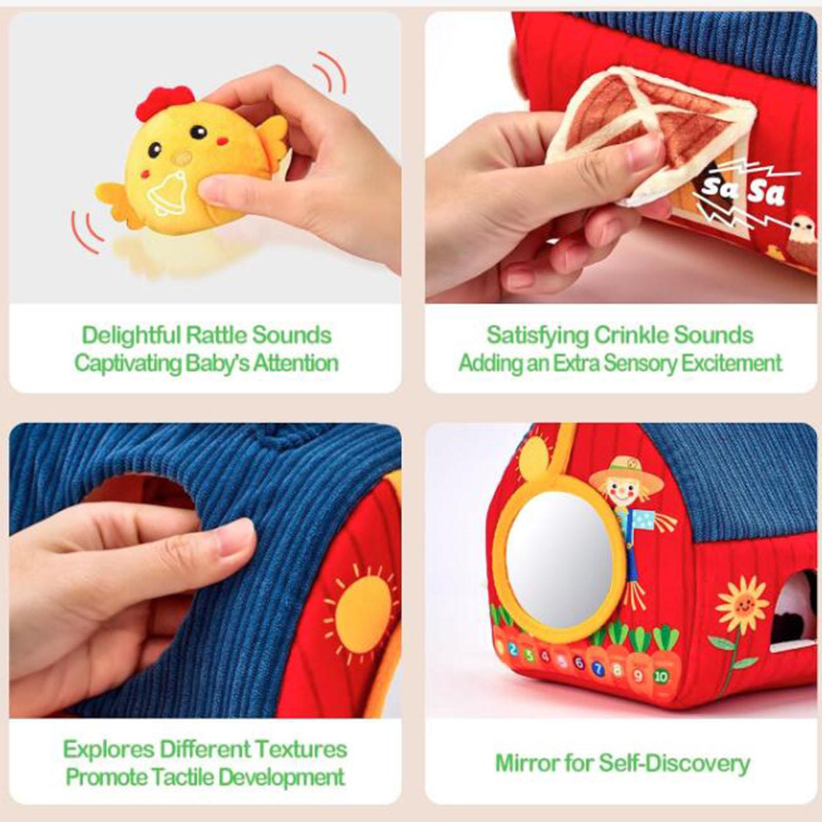 Kids Education Learn Tv - Animaux de la ferme en peluche,
