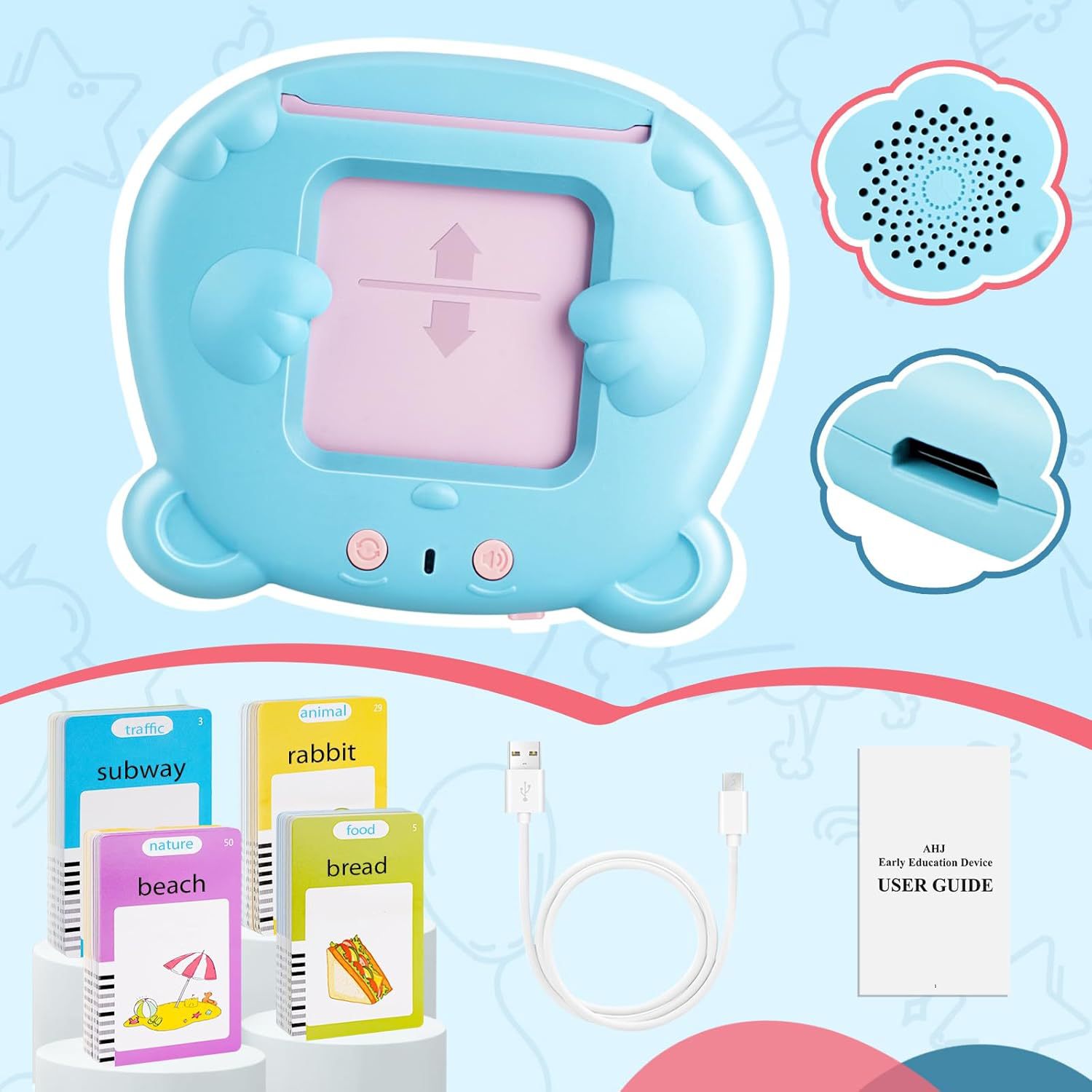 Lecteur de cartes flash parlan - Kids Educational Reader avis et prix
