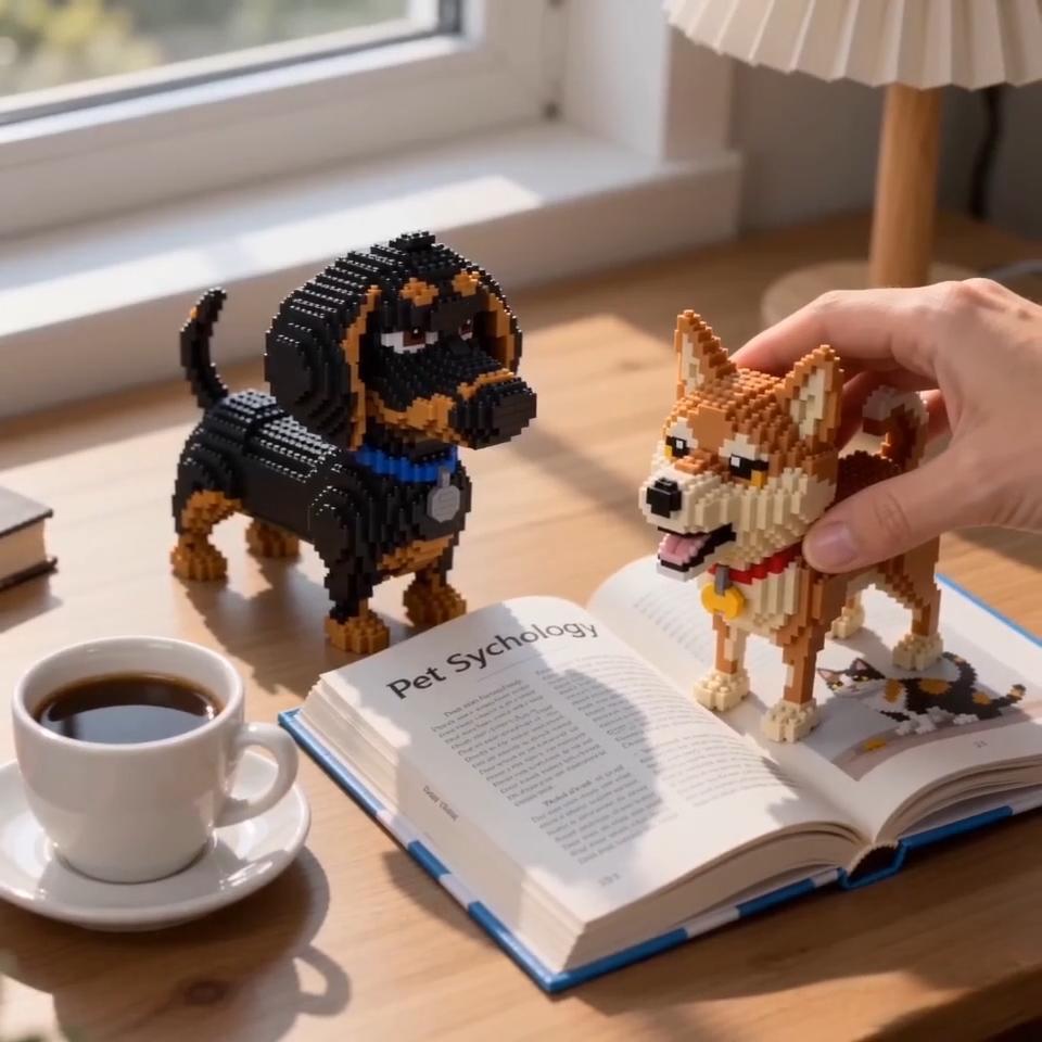 KNEW BUILT Shiba Inu chiens mo - Kids Education Recreation avis et prix