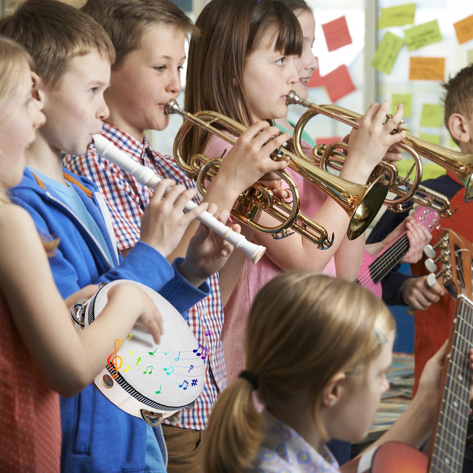 Tambourin pour enfants 6 pouce - Kids Education Recreation avis et prix